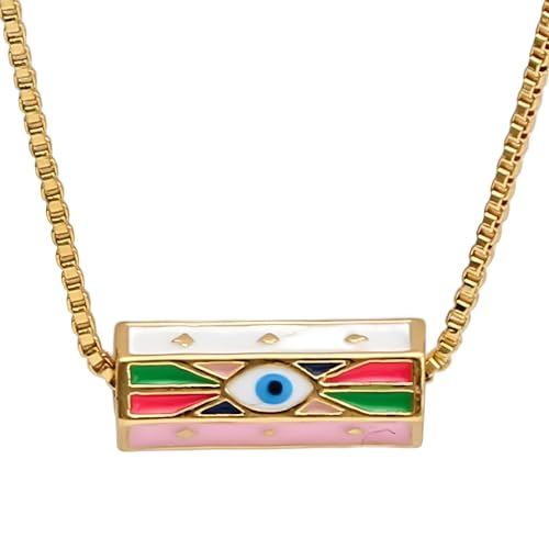 Collier mauvais œil or 14k, le cadeau de protection idéal pour homme et femme