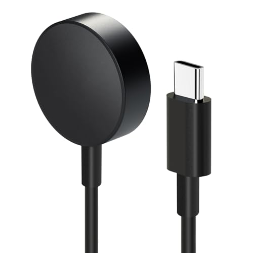 1 Pack USB C Metal Case Charging Cable Replacement Charger for Samsung Galaxy Watch 8/8 Classic/7/Ultra/6/6 Classic/5/5 Pro/4/4 Clasic/3/Active 2/Active-3.3FT