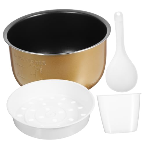 FUNNETOYU Recipiente Interior para Olla Arrocera de Aleación de Aluminio Antiadherente Resistente y Duradero para Cocinas Domésticas y Hoteleras Compatible con Olla