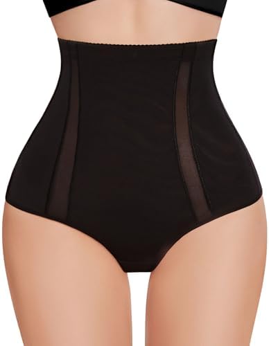 SIMIYA Thong Shapewear Tummy Control for Women High Waist Stay-Put Body Shaper Underwear Girdle Compression Shapewear Thong