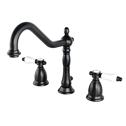 Kingston Brass KS1995BPL Bel-Air Widespread Bathroom Faucet, 8-1/2" In Spout Reach, Oil Rubbed Bronze