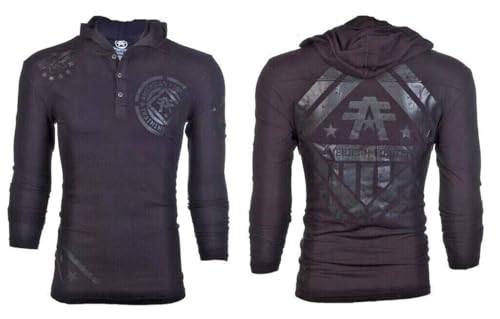 American Fighter Men’s Hoodie Averett shirt Black S-3XL
