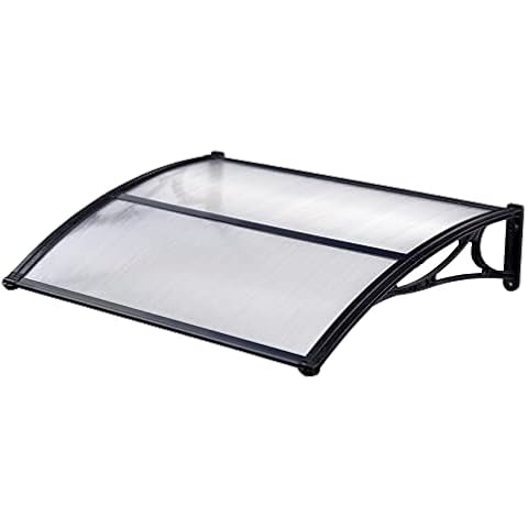 GARDEN FRIEND p1327022, Canopy ABS Depth 80 cm, Length 120 cm, Black Cover