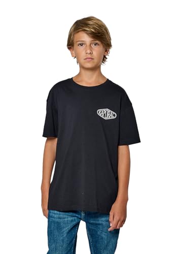 Kaporal - T-Shirt Noir garçon 100% Coton - Mercy - 10A - Noir Kaporal - T-Shirt Noir garçon 100% Coton - Mercy - 10A - Noir