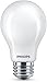 PHILIPS LED 60W A19 8-Pack Ultra Definition (2700K) 800 Lumen (8W = 60W) Dimmable Frosted Flicker-Free Light Bulbs