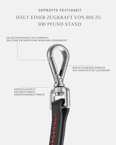 Japosy Schleppleine für Hunde, 5m / 10m / 15m Schleppleine mit Handschlaufe, Wasserdicht Trainingsleine für Große bis Kleine Hunde, Robuste & wetterfeste Hundeleine