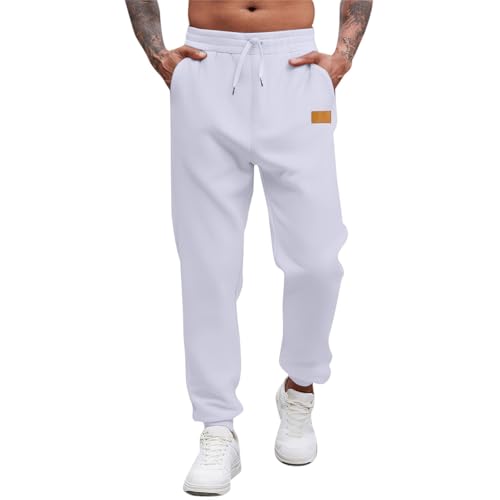 Sweatpants Men Athletic Baggy Elastic Wiasted Stretch Lounge Workout Bottom Relaxed Fit Casual Jogger Pants2
