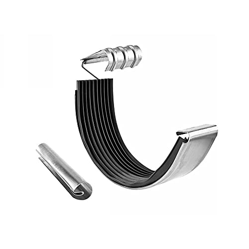 dachrinnen-shop.de 62261 Raccord de gouttière en zinc titane semi-circulaire RG280 Argenté