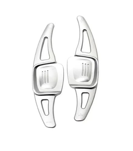 Compatible With Tiguan 2017 2018 For Touareg For CC 2019 2020 ԗpphGNXe_[ phVt^[Jo[ XeAOzC[Vt^[ph Ԃ̃Vtgphu[h(Silver)