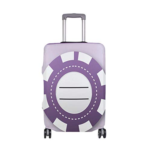 LUNLUMO Suicase Cover - Funda para equipaje con fichas de póquer, 1, S 18-20 in