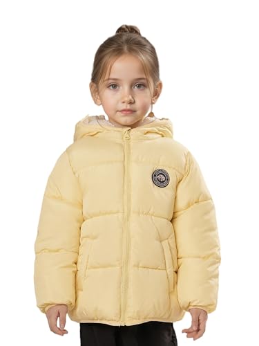 solomate Girls Winter Coats with Hood - Toddler Girls' Outerwear Winter Puffer Heavyweight Fleece Lined Jackets for Kids4