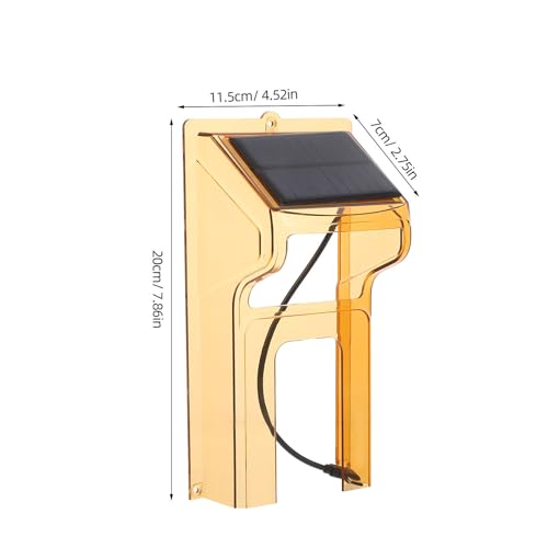 Cubierta para timbre exterior solar protector intemperie de sistemas control de acceso 3