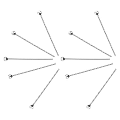 Sewroro Bead Needle Earrings Pins for Jewelry Making Earring Making Supplies DIY Jewelry Needle