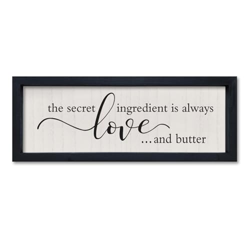 comurdyo The Secret Ingredient Is Always Love and Butter Sign 16