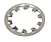 Price comparison product image Merriway BH04110 (50 Pcs) Internal Teeth Shake Proof Lock Washer, M6 (1/4 inch) Zinc Plated - Pack of 50 Pieces