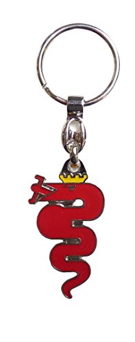 Keychain serpente rosso