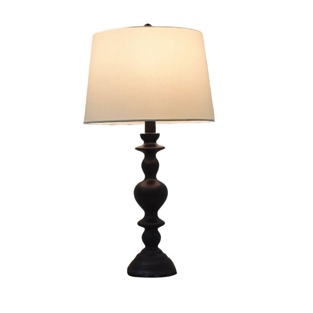 Lampka nocna dekoracyjna lampa stołowa chińska żywica retro tkanina lampa stołowa kreatywny salon sypialnia hotel willa dekoracyjna nowoczesna lampa dekoracyjna dla Zuhause(B)