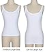 Artfish Women's Sleeveless Tank Top Form Fitting Scoop Neck Ribbed Knit Basic Cami Tight Fitted White S