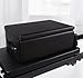 QCZGDHJ Fold Yoga Box for Reformer 24.4X 17 X 9 Inch Pilates Reformer Box, Premium PU and Wood Pilates Sitting Box, Home Use Pilates Bed/Pliates Reformer Machine Accessories,Black