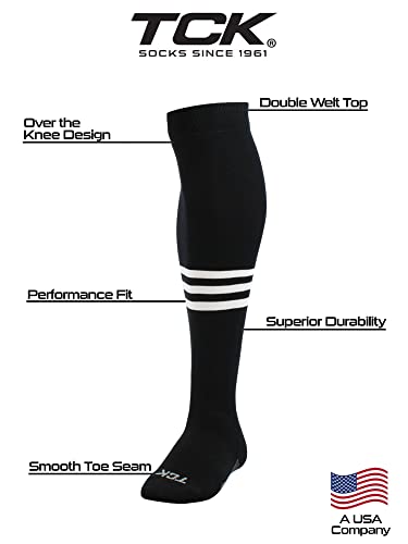 Image of TCK USA Made Over-the-Knee Socks for Baseball, Softball, & Football | Performance Athletic Socks for Boys, Girls, Men & Women