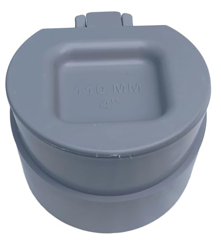 Image of ESEKSAFAR 1pc 4 inchinch PVC Drain Pipe cap /PVC Backflow Mosquito Tank Pvc Pipe Flap Gate Valve non Return Valve fitting Pvc pipe 110mm