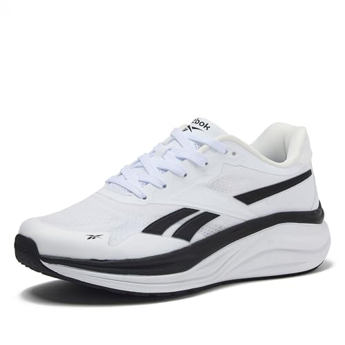 Reebok Futura Dash Running Shoes for Women, White/Black, 7 Medium