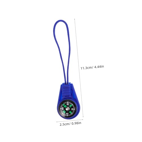 50 brújulas portátiles de plástico con lanyard miniatura 2