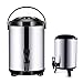 Distributeur de Boisson Isolé avec Robinets,Grande Casserole Bouilloire Thermostat Fontaine Contenants Isotherme Bouteilles Thermos,Garder au chaud pendant 10-12 heures ( Color : Black , Size : 20L )