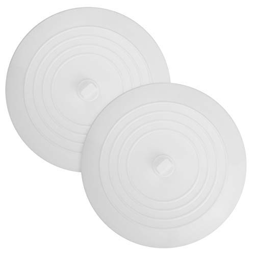 Kirecoo 2 Pack Bathtub Stopper, 6 Inches Large Silicone Tub Stopper, Drain Plug