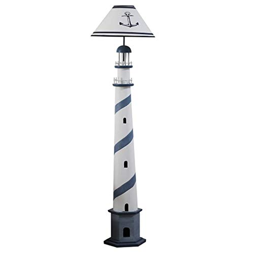Preisvergleich Produktbild JZX Wohnzimmer, Hotel, Schlafzimmer, Stehlampe -Mediterran B Ocean Lighthouse Stehlampe Schlafzimmer Einfache kreative Lampe Höhe 158Cm Fußschalte