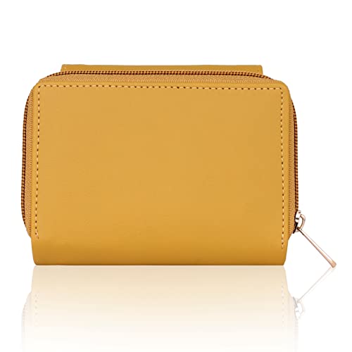 Image of Premium Vegan Leather Women's Wallet | Stylish Durable Clutch Wallet and Lightweight Clutch with Zip Coin Pocket and Card Slot