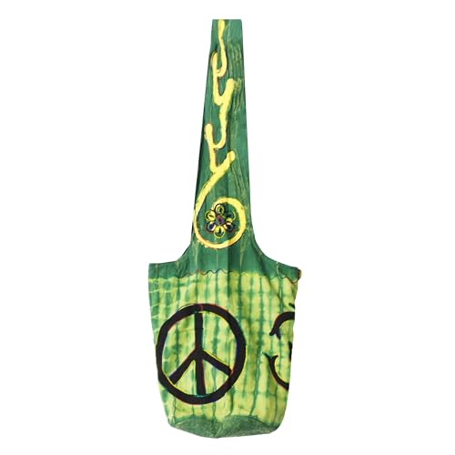Image of Mandala Crafts Hippie Bag, Large Boho Hobo Purse for Women, Crossbody Shoulder Sling Bags for Indie Style Bohemian Accessory