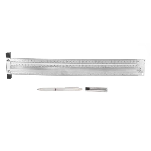 Medición de la regla de 16 pulgadas de alta precisión Imperial Screiber T Square Ruler para material de acero inoxidable de carpinter
