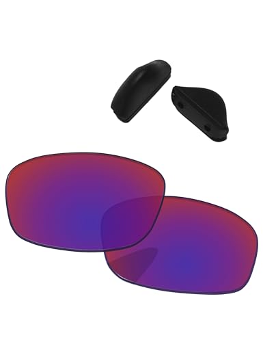Image of Replacement Lenses & Nose Pads for Oakley Fives Squared(4+1) OO9238 54mm - Precise Fit, UV Block, Impact Resistant