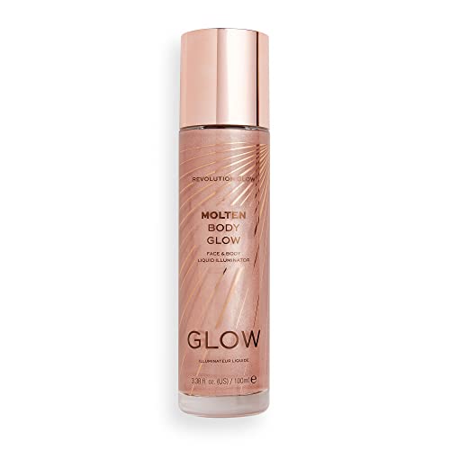 Makeup Revolution Molten Body Glow, Rose Gold thumb #1