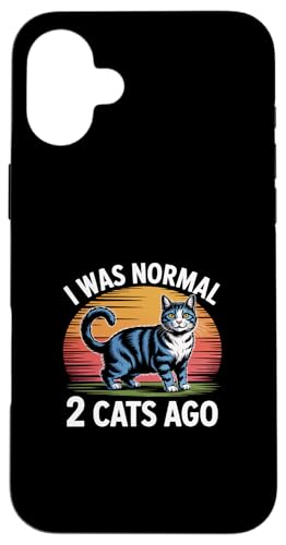 I Was Normal 2 Cats Ago �X�}�z�P�[�X iPhone 16 Plus �p