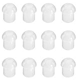 Zotech Replacement Standard Mushroom Earbud Ear Tips for Motorola Kenwood Two Way Radio Coil Tube Audio Kits/Transparent Acoustic Tube Earpieces