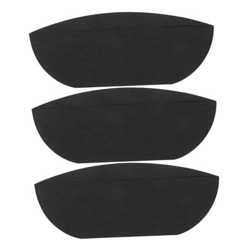 Abaodam 3pcs Hanging Basket Liner for Plants Durable Felt Plant Nursery Liners for Balcony Flowerpots Breathable Abrasion Resistant