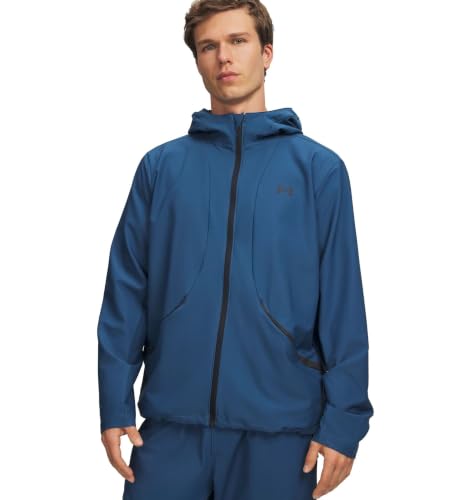 Chaqueta Under Armour UNSTP para hombre cazadora deportiva azul y negra talla M