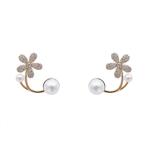 Shining Diva Fashion Latest Stylish White Pearl Flower Earrings for Women and Girls (15435er) Shining Diva Fashion Latest Stylish White Pearl Flower Earrings for Women and Girls (15435er)