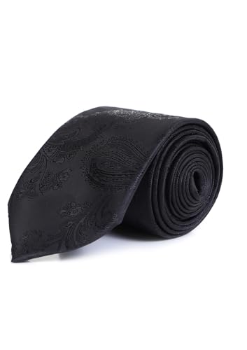 Image of Random Stripe Necktie For Men jacquard Self Drsign Fabric Ties