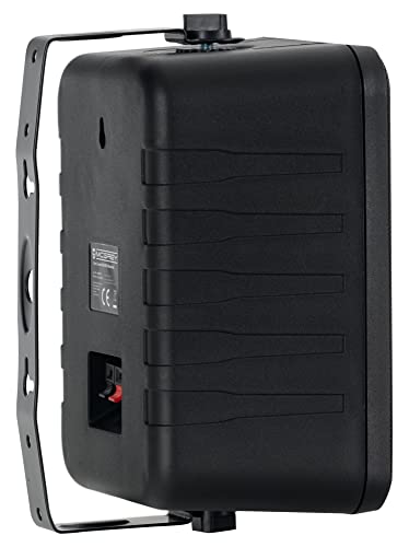 One Control BK MKIII Lautsprecher Paar - Kompakt-Boxen für Installation, Studio oder HiFi-Anwendung - 10 Watt RMS - 4" Woofer, 0,5" Hochtöner - Inkl. Montagebügel zur Wandbefestigung - Schwarz – Bild 5