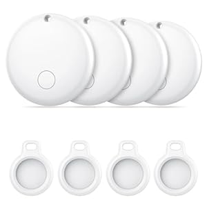 Tracker Bluetooth Android, Pack de 4, Compatible Google Find My Device