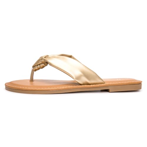 Women's Thong Sandals Flip Flop T Strap Sandals Slip On Flat Sandals Casual Slide Sandals for Women Dressy Summer2