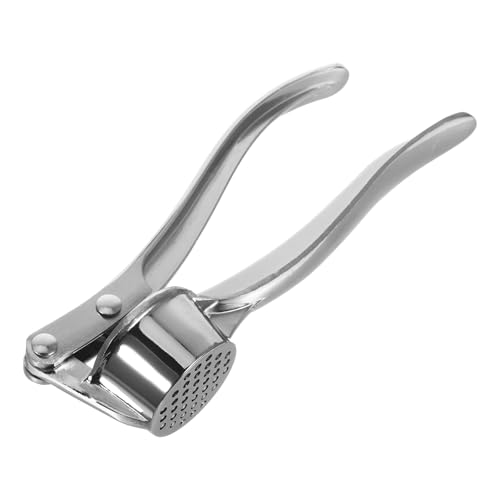 INOOMP Garlic Mincer Chopper Manual Garlic Crusher Tool for Quick Paste Compact Kitchen Gadget for Home and Outdoor Use Safe Design Easy Maintenance Portable