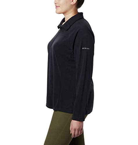 Columbia Womens Glacial IV Half Zip Fleece Jacket, Black, Medium - image 8