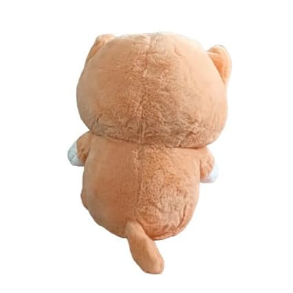 Image of Rabbit Fish Cat Plush Soft Toy Pet Kawai Stuffed Animal Plushie Cute Big Stuff Toys Doll Birthday Gifts for Friends Kids Boys Girls Decorative White 35cm