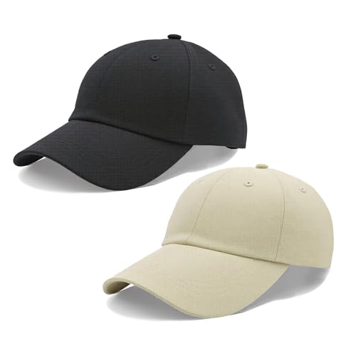 Casquette de baseball classique lot de 2 avec fermeture arrière réglable