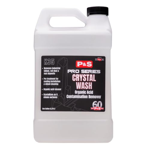 P & S Professional Detail Products Iron Remover & Fallout Cleaner, Removes Rust Deposits, Industrial Contaminants & Road Fallout, Safe on Paint, Glass & Wheels
