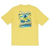 Guy Harvey Boy's Short Sleeve T-Shirt, Sunshine/Mahi Madness, X-Large